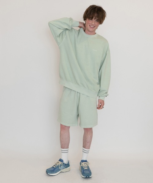 Levi's（リーバイス）の「LEVI'S(R) FRESH RED TAB スウェットショートパンツ NATURAL DYE LIME（スウェットパンツ・メンズ・グリーン・S/M/L/XL）」の4枚目の写真