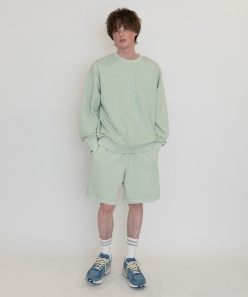 Levi's（リーバイス）の「LEVI'S(R) FRESH RED TAB スウェットショートパンツ NATURAL DYE LIME（スウェットパンツ・メンズ・グリーン・S/M/L/XL）」の6枚目の写真
