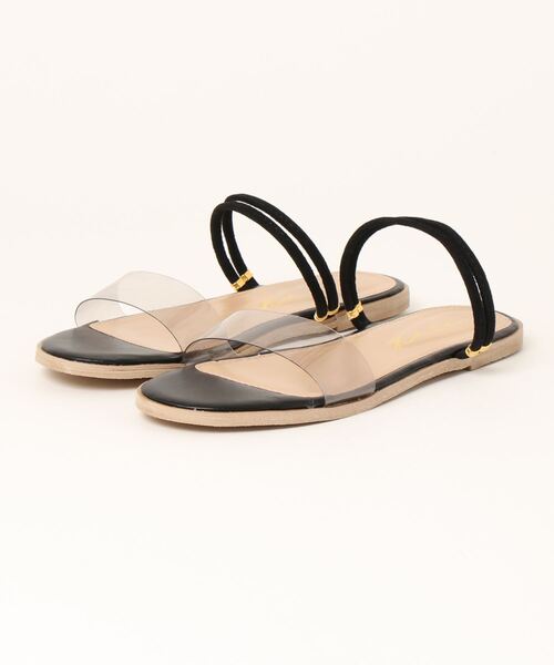 KOBE LETTUCE（コウベレタス）の「2wayフラットサンダル（サンダル・レディース・ブラック系/ブラウン系/シルバー/ブラック系その他/ホワイト系その他・L/LL/S/M）」の13枚目の写真