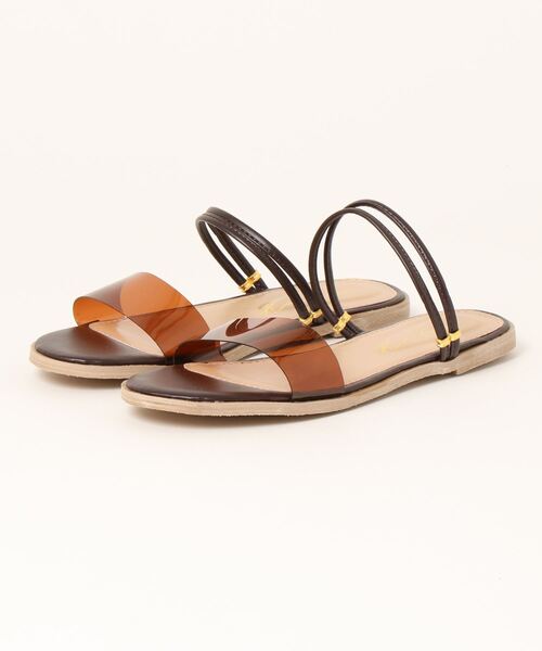 KOBE LETTUCE（コウベレタス）の「2wayフラットサンダル（サンダル・レディース・ブラック系/ブラウン系/シルバー/ブラック系その他/ホワイト系その他・L/LL/S/M）」の15枚目の写真