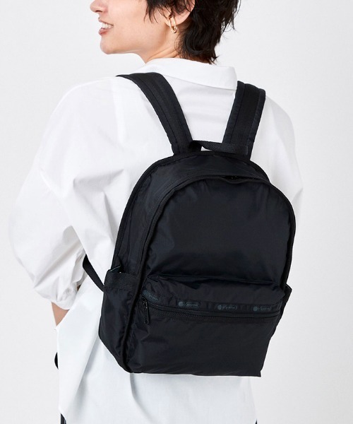 美品　レスポ バックパック　リュック　ブラック　ROTE BACKPACK LeSportsac デイバック リュック ROUTE BACKPACK リサイクルド