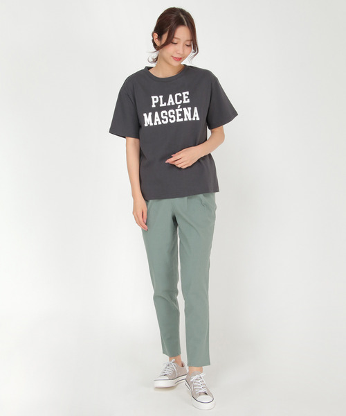 LBC（エルビーシー）の「リネンコンストレッチテーパード（その他パンツ・レディース・オレンジ/チャコールグレー/グリーン/オフホワイト・M/S/L）」の12枚目の写真
