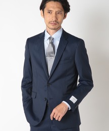 CROWDED CLOSET | TW ストライプ柄スーツ/別売りベストあり/2ピースビジネスセットアップスーツ/ドレス(スーツセット)