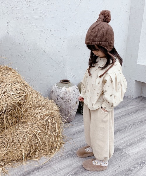 aimoha（アイモハ）の「aimoha-KIDS- 子供服コーデュロイ素材裾絞りパンツ（チノパンツ・キッズ・ベージュ/イエロー・90/100/110/120/80/130）」の13枚目の写真