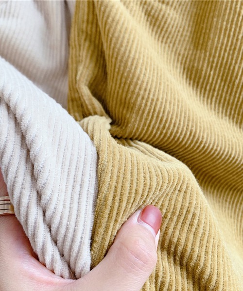 aimoha（アイモハ）の「aimoha-KIDS- 子供服コーデュロイ素材裾絞りパンツ（チノパンツ・キッズ・ベージュ/イエロー・90/100/110/120/80/130）」の20枚目の写真