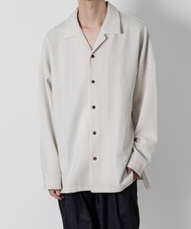 ATTACHMENT（アタッチメント）の「ストレッチダブルクロス オープンカラーシャツ / RE STRETCH DOUBLE CLOTH OPEN COLLER L/S SHIRT（シャツ/ブラウス）」