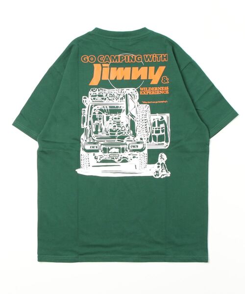 WILDERNESS EXPERIENCE（ウィルダネスエクスペリエンス）の「WILDERNESS EXPERIENCE/ウィルダネス エクスペリエンス　ウィルダネス × ジムニー ラゲッジスペース Tシャツ（Tシャツ/カットソー・メンズ・ホワイト/ブラック/グリーン・L/XL/M）」の6枚目の写真