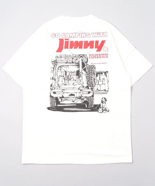 WILDERNESS EXPERIENCE（ウィルダネスエクスペリエンス）の「WILDERNESS EXPERIENCE/ウィルダネス エクスペリエンス　ウィルダネス × ジムニー ラゲッジスペース Tシャツ（Tシャツ/カットソー・メンズ・ホワイト/ブラック/グリーン・L/XL/M）」の2枚目の写真
