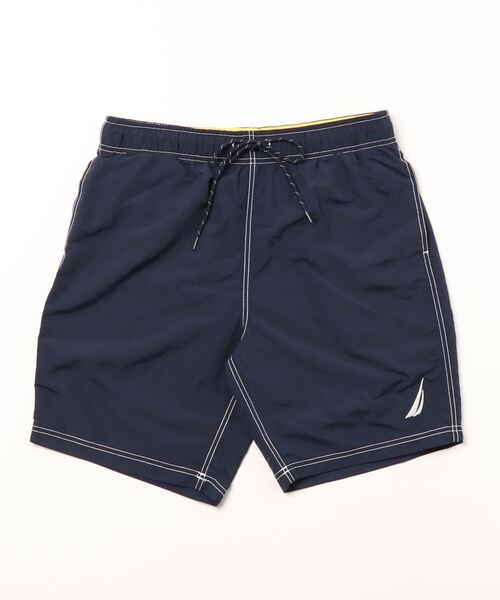 NAUTICA(ノーティカ)の「NAUTICA / ノーティカ 8" ELASTIC SOLID TRUNK - QUICK DRY 水陸両用 スイムパンツ ショートパンツ ハーフパンツ 水着(その他パンツ・メンズ・ホワイト/ブラック/ネイビー/レッド/イエロー/ブルー・MEDIUM/LARGE/X-LARGE)」の4枚目の写真