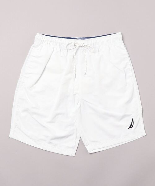 NAUTICA(ノーティカ)の「NAUTICA / ノーティカ 8" ELASTIC SOLID TRUNK - QUICK DRY 水陸両用 スイムパンツ ショートパンツ ハーフパンツ 水着(その他パンツ・メンズ・ホワイト/ブラック/ネイビー/レッド/イエロー/ブルー・MEDIUM/LARGE/X-LARGE)」の2枚目の写真