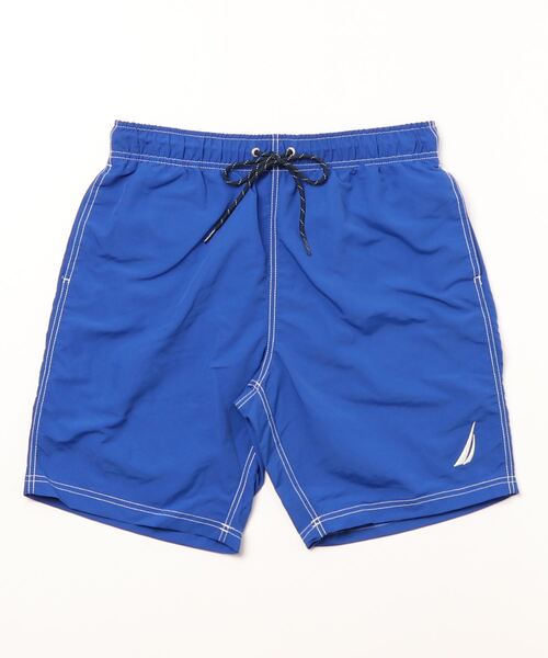 NAUTICA(ノーティカ)の「NAUTICA / ノーティカ 8" ELASTIC SOLID TRUNK - QUICK DRY 水陸両用 スイムパンツ ショートパンツ ハーフパンツ 水着(その他パンツ・メンズ・ホワイト/ブラック/ネイビー/レッド/イエロー/ブルー・MEDIUM/LARGE/X-LARGE)」の5枚目の写真