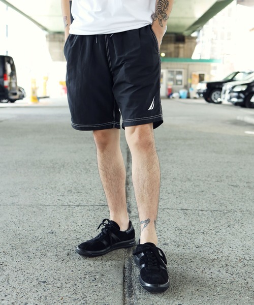 NAUTICA(ノーティカ)の「NAUTICA / ノーティカ 8" ELASTIC SOLID TRUNK - QUICK DRY 水陸両用 スイムパンツ ショートパンツ ハーフパンツ 水着(その他パンツ・メンズ・ホワイト/ブラック/ネイビー/レッド/イエロー/ブルー・MEDIUM/LARGE/X-LARGE)」の8枚目の写真