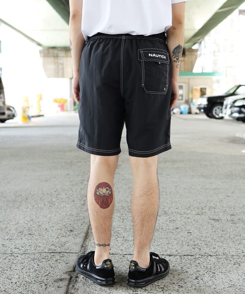 NAUTICA(ノーティカ)の「NAUTICA / ノーティカ 8" ELASTIC SOLID TRUNK - QUICK DRY 水陸両用 スイムパンツ ショートパンツ ハーフパンツ 水着(その他パンツ・メンズ・ホワイト/ブラック/ネイビー/レッド/イエロー/ブルー・MEDIUM/LARGE/X-LARGE)」の18枚目の写真