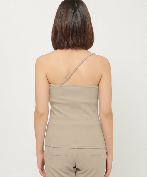 ikka（イッカ）の「テレコカップ付きワンショル（キャミソール・レディース・ベージュ/チャコールグレー/ピンク系その他・M/L）」の11枚目の写真