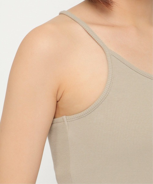 ikka（イッカ）の「テレコカップ付きワンショル（キャミソール・レディース・ベージュ/チャコールグレー/ピンク系その他・M/L）」の13枚目の写真