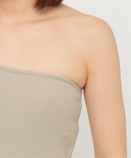 ikka（イッカ）の「テレコカップ付きワンショル（キャミソール・レディース・ベージュ/チャコールグレー/ピンク系その他・M/L）」の14枚目の写真