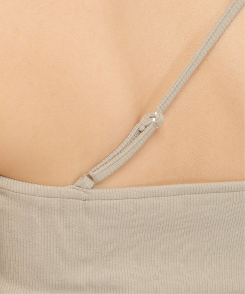 ikka（イッカ）の「テレコカップ付きワンショル（キャミソール・レディース・ベージュ/チャコールグレー/ピンク系その他・M/L）」の16枚目の写真