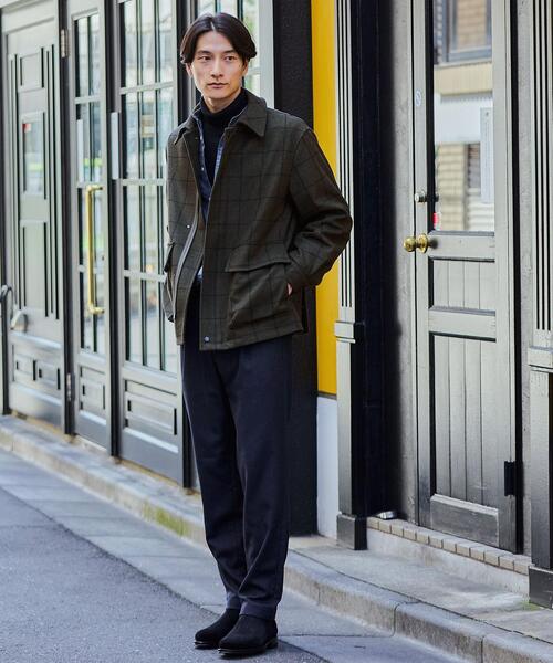 green label relaxing（グリーンレーベルリラクシング）の「BALLIS メルトン ロードジャケット ブルゾン（その他アウター・メンズ・ブラック/グレー/その他1・S/M/L/XL）」の7枚目の写真