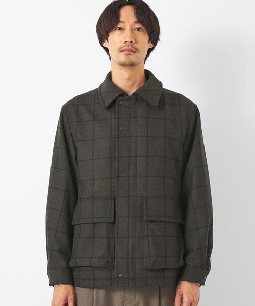 green label relaxing（グリーンレーベルリラクシング）の「BALLIS メルトン ロードジャケット ブルゾン（その他アウター・メンズ・ブラック/グレー/その他1・S/M/L/XL）」の12枚目の写真