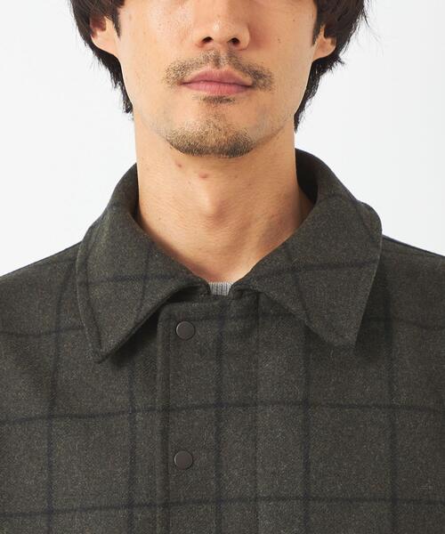 green label relaxing（グリーンレーベルリラクシング）の「BALLIS メルトン ロードジャケット ブルゾン（その他アウター・メンズ・ブラック/グレー/その他1・S/M/L/XL）」の15枚目の写真