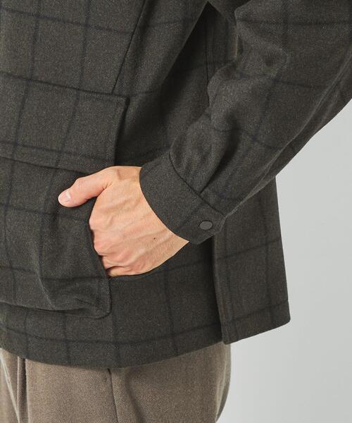 green label relaxing（グリーンレーベルリラクシング）の「BALLIS メルトン ロードジャケット ブルゾン（その他アウター・メンズ・ブラック/グレー/その他1・S/M/L/XL）」の16枚目の写真