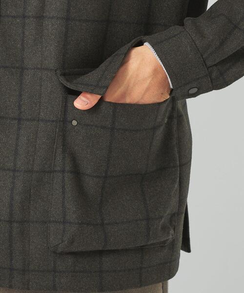 green label relaxing（グリーンレーベルリラクシング）の「BALLIS メルトン ロードジャケット ブルゾン（その他アウター・メンズ・ブラック/グレー/その他1・S/M/L/XL）」の17枚目の写真