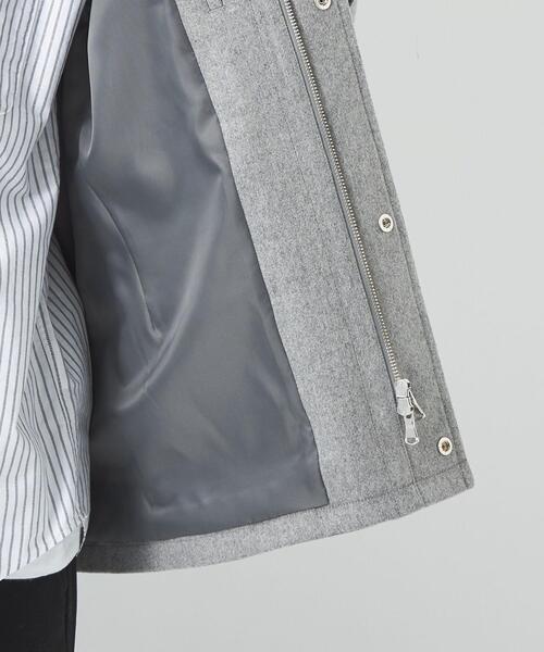 green label relaxing（グリーンレーベルリラクシング）の「BALLIS メルトン ロードジャケット ブルゾン（その他アウター・メンズ・ブラック/グレー/その他1・S/M/L/XL）」の22枚目の写真