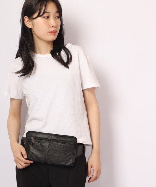FUNALIVE(ファンアライブ)の「K SELECT LEATHER ボディ ウエストバッグ ポーチ(ボディバッグ/ウエストポーチ・メンズ・ブラック・FREE)」の7枚目の写真