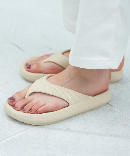 SETUP7（セットアップセブン）の「【SETUP7】アーバンEVAトングサンダル JIP（サンダル・レディース・ベージュ/グレー/ピンク/ミント・M/L）」の10枚目の写真