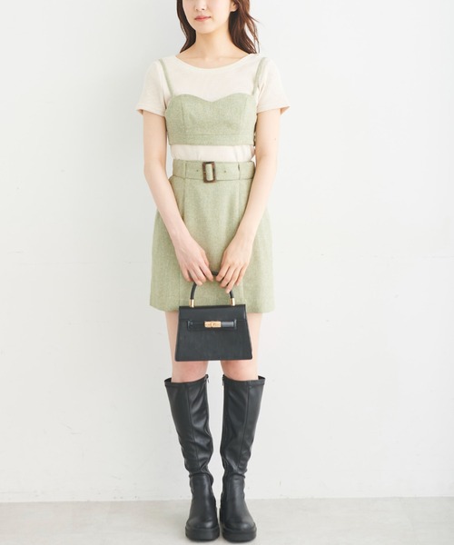 FREE'S MART（フリーズマート）の「ストレッチロングブーツ（ブーツ・レディース・ホワイト/ブラック・SMALL/MEDIUM）」の8枚目の写真