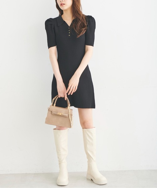 FREE'S MART（フリーズマート）の「ストレッチロングブーツ（ブーツ・レディース・ホワイト/ブラック・SMALL/MEDIUM）」の9枚目の写真