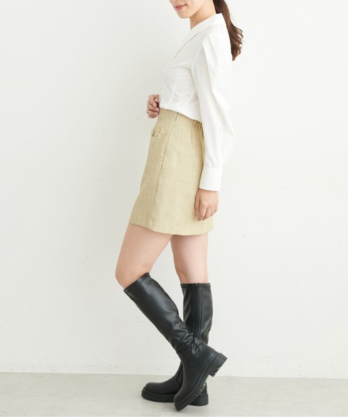 FREE'S MART（フリーズマート）の「ストレッチロングブーツ（ブーツ・レディース・ホワイト/ブラック・SMALL/MEDIUM）」の11枚目の写真