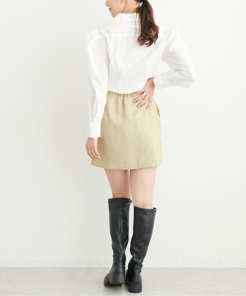 FREE'S MART（フリーズマート）の「ストレッチロングブーツ（ブーツ・レディース・ホワイト/ブラック・SMALL/MEDIUM）」の12枚目の写真