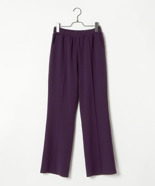 PBLIM（ページボーイリム）の「PAGEBOYLIM/イージーストレートパンツ（スラックス・レディース・パープル/オレンジ/レオパード・FREE）」の14枚目の写真