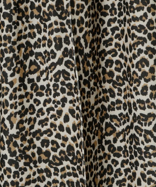 PBLIM（ページボーイリム）の「PAGEBOYLIM/イージーストレートパンツ（スラックス・レディース・パープル/オレンジ/レオパード・FREE）」の7枚目の写真