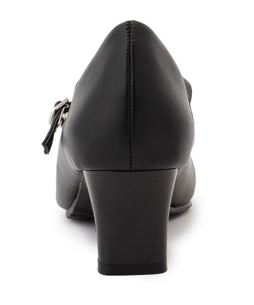 Perfect Suit FActory（パーフェクトスーツファクトリー）の「ストラップパンプス【リクルート】ブラック（パンプス・レディース・ブラック・25cm/23.5/22.5㎝/24.5cm/22cm/24cm/23）」の5枚目の写真