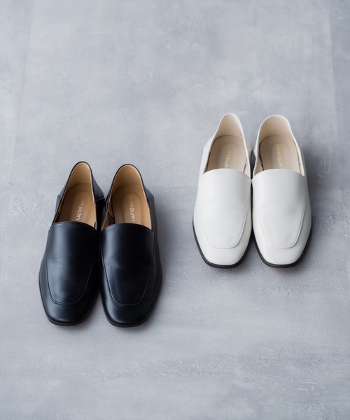 LAUTREAMONT(ロートレアモン)の「2WAYローファー(ローファー・レディース・グレー/ブラック・23.5cm/24.0cm/23.0cm)」の1枚目の写真