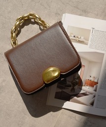 IAMUSE（アイアミューズ）の「ゴールドチェーンミニバッグ S0761【IAMUSE】（ハンドバッグ・レディース）」