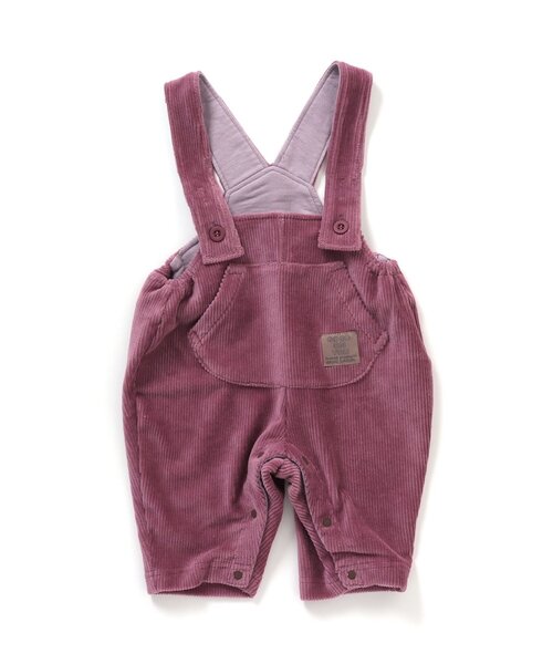 BREEZE（ブリーズ）の「ベビーカラーサロペット（その他ベビーウェア・キッズ・イエロー/チャコール/パープル/ブラウン/ブルー・80/70）」の4枚目の写真