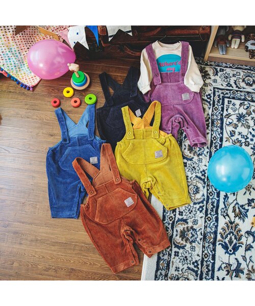 BREEZE（ブリーズ）の「ベビーカラーサロペット（その他ベビーウェア・キッズ・イエロー/チャコール/パープル/ブラウン/ブルー・80/70）」の10枚目の写真