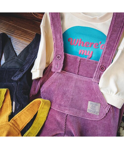 BREEZE（ブリーズ）の「ベビーカラーサロペット（その他ベビーウェア・キッズ・イエロー/チャコール/パープル/ブラウン/ブルー・80/70）」の20枚目の写真