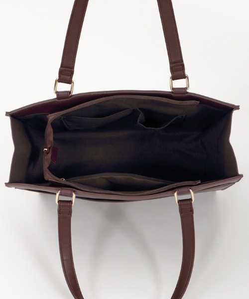 axes femme POETIQUE（アクシーズファムポエティック）の「ローズ刺繍レトロトートバッグ（トートバッグ・レディース・ワイン/グリーン・FREE）」の9枚目の写真