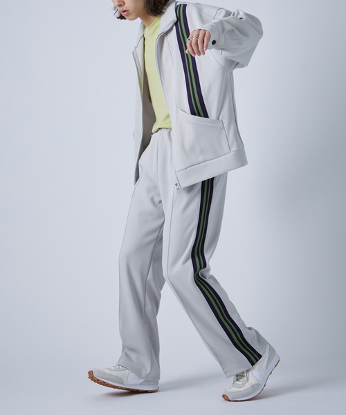 CITY TOKYO（シティトウキョウ）の「【洗える】TOKYOパーフェクショントラックジャケット（ブルゾン・メンズ・ホワイト/ネイビー/パープル/ライトグレー/ブラウン・1/2）」の8枚目の写真