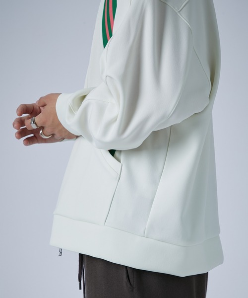 CITY TOKYO（シティトウキョウ）の「【洗える】TOKYOパーフェクショントラックジャケット（ブルゾン・メンズ・ホワイト/ネイビー/パープル/ライトグレー/ブラウン・1/2）」の7枚目の写真