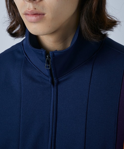 CITY TOKYO（シティトウキョウ）の「【洗える】TOKYOパーフェクショントラックジャケット（ブルゾン・メンズ・ホワイト/ネイビー/パープル/ライトグレー/ブラウン・1/2）」の11枚目の写真