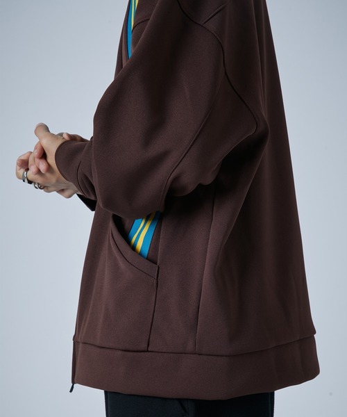 CITY TOKYO（シティトウキョウ）の「【洗える】TOKYOパーフェクショントラックジャケット（ブルゾン・メンズ・ホワイト/ネイビー/パープル/ライトグレー/ブラウン・1/2）」の22枚目の写真