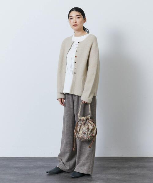 ADIEU TRISTESSE(アデュートリステス)の「ベリー刺繍まんまる巾着バッグ(その他・レディース・ブラック/グレー系その他・FREE)」の9枚目の写真