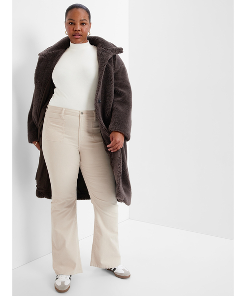 GAP(ギャップ)の「ウォッシュウェル ハイライズ コーデュロイ '70Sフレアデニム(デニムパンツ・レディース・ホワイト系その他/カーキ/ブラウン・25/26/27/28/29/30/23/24)」の12枚目の写真