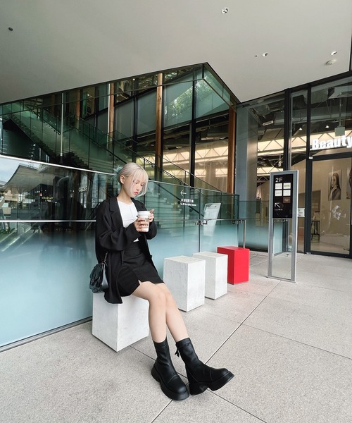 Figments（フィグメンツ）の「フィットブーツ（ブーツ・レディース・ブラック・SMALL/MEDIUM）」の8枚目の写真