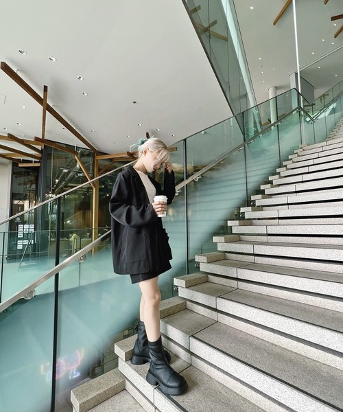 Figments（フィグメンツ）の「フィットブーツ（ブーツ・レディース・ブラック・SMALL/MEDIUM）」の9枚目の写真